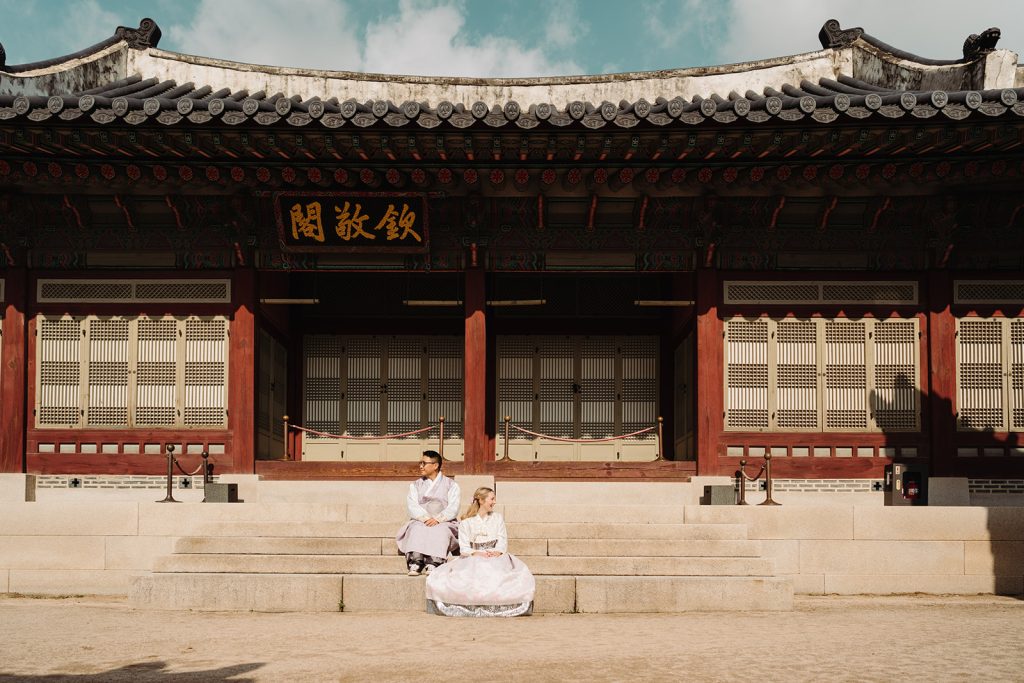 Engagement photos in Seoul